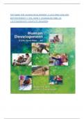 TEST BANK FOR HUMAN DEVELOPMENT&colon; A LIFE-SPAN VIEW 8TH EDITION