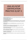ANA AG&sol;ACNP Certification Practice IQ Set 2