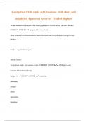 Georgettes LMR study set Questions with short and  simplified Approved Answers Graded Highest