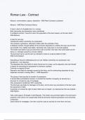 Roman Law - Contract &lpar;1&rpar;&period;