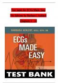 ECGs Made Easy&comma; 7th Edition TEST BANK by Barbara J Aehlert&comma; Verified Chapters 1 - 10&comma; Complete Newest Version