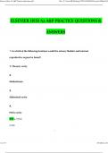 Elsevier Hesi A2 A&P Practice Actual Exam 2024 Questions and Verified Answers &lpar;2024 &sol; 2025&rpar; &sol; A&plus; Grade 100&percnt; Guarantee