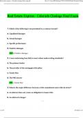 Colorado Real Estate Express Final Exam 2024 Actual Questions and Verified Answers &sol; A&plus; Grade 100&percnt; Guarantee