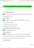 FAA Aircraft Dispatcher Practical Exam 2024 Questions and Answers 2024 &sol; 2025 &lpar;Verified Answers by Expert&rpar;