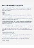 MED SURGE Exam 2 &lpar;iggy&rpar; Ch 50 Questions &Exam &lpar;elaborations&rpar; answers 100&percnt; satisfaction guarantee Latest update 2024&sol;2025 with complete solution