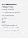 GEOG 350 Final Study Guide  Questions &Exam &lpar;elaborations&rpar; answers 100&percnt; satisfaction guarantee Latest update 2024&sol;2025 with complete solution
