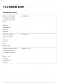 NCLE EXAM&comma; PRACTICE EXAM AND STUDY GUIDE LATEST 2024 ACTUAL EXAM CONTAINS QUESTIONS AND CORRECT DETAILED ANSWERS 