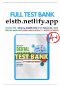 Test Bank for Modern Dental Assisting&comma; 14th Edition by Debbie S&period; Robinson 2024 