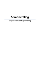 Organiseren van hulpverlening