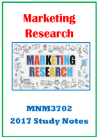 Marketing Research Notes 2017