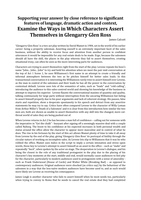 Glengarry Glen Ross: How Characters Assert Themselves