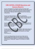 REVISION  EXAM Questions and  Answers Rated A&period;