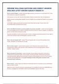 PERGRINE REAL EXAM QUESTIONS AND CORRECT ANSWERS  2024-2025 LATEST VERSION ALREADY GRADED A&plus;