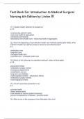 Test Bank For Introduction to Medical Surgical Nursing 6th Edition by Linton &excl;&excl;&excl;