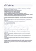 ATI Pediatrics Exam 2024&sol;2025 Questions With Completed & Verified Solutions&period;