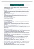 ENGL 1101 Study Set Questions & Answers