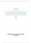 LIFEGUARD RECERTIFICATION 2024 LATEST EXAM STUDY QUESTIONS WITH EXPERT ANSWERS &lpar;GUARANTEED PASS&rpar; &vert; RATED A&plus;