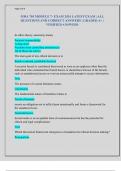 MHA 705 MODULE 7- EXAM 2024 LATEST EXAM &vert; ALL QUESTIONS AND CORRECT ANSWERS &vert; GRADED A&plus; &vert;  VERIFIED ANSWERS