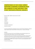 COMPREHENSIVE ATI EXIT EXAM&sol; CORRECT  QUESTIONS & ANSWERS&sol; GUARANTEED PASS&sol;  WELL BUNDLED TO EASE AND BOOST YOUR  STUDY&sol; PROFESSOR APPROVED&sol; GRADED A