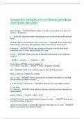 Straighterline CHEM101 General Chemistry final Exam &lpar;New Version June 2024&rpar;