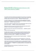 Relias ED RN A Test Questions & Answers &vert; with 100&percnt; Correct Answers &vert; Updated 