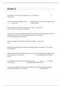 Exam 3 Questions With Multiple Choices And Verified Answers 100&percnt; Guaranteed Solution&period;
