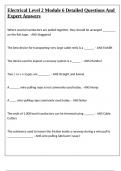 Electrical Level 2 Module 6 Detailed Questions And Expert Answers