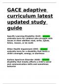 GACE adaptive curriculum latest updated study guide&period;
