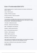 Exam 3 Fundamentals B260 IUPUI Questions & 100&percnt; Verified Correct Answers with complete solutions &lpar;Latest update 2024 2025