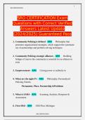 SRO CERTIFICATION Exam Questions with Correct Verified Answers Latest Update &lpar;2024&sol;2025&rpar; Guaranteed Pass