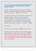 CITI CERTIFICATION EXAM 2024 NEWEST&excl;&excl;&excl; COMPLETE QUESTIONS  WITH DETAILED CORRECT ANSWERS &lpar;VERIFIED ANSWERS &rpar;  ALREADY GRADED A&plus;&period;