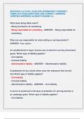 SERVSAFE ALCOHOL EXAM 2024-2025NEWEST VERSION&excl;&excl;&excl; COMPLETE EXAM QUESTIONS AND CORRECT ANSWERS  &lpar;VERIFIED ANSWERS&rpar; ALREADY GRADED A&plus;&period;