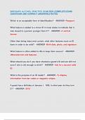 SERVSAFE ALCOHOL PRACTICE EXAM 2024 &vert;COMPLETE EXAM  QUESTIONS AND CORRECT ANSWERS&vert;A RATED&period;