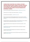 FLORIDA PUBLIC ADJUSTING 3-20&comma; FLORIDA 3-20 PUBLIC  ADJUSTER EXAM OUTLINES&comma; FLORIDA 3-20 PUBLIC ADJUSTERS  STATE EXAM &lpar;ALL THREE IN ONE&rpar; 2023-2024 ACTUAL EXAM  150 QUESTIONS AND CORRECT DETAILED ANSWERS WITH  RATIONALES &vert;AGRADE