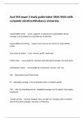 Acct 355 exam 3 study guide latest 2024&sol;2025 with complete solution&semi;Athabasca University
