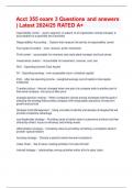 Acct 355 exam 3 Questions and answers &vert; Latest 2024&sol;25 RATED A&plus;