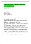 NJ Boating Bundled Exams Questions and Answers &lpar;Graded A &rpar;