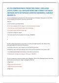 ATI PN COMPREHENSIVE PREDICTOR FORM C 2023-2024  LATEST FORM C ALL 180 QUESTIONS AND CORRECT DETAILED  ANSWERS WITH RATIONALES &lpar;VERIFIED ANSWERS&rpar; &vert;ALREADY  GRADED A&plus;
