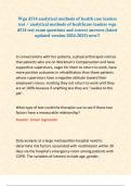 Wgu d514 analytical methods of health care leaders test &sol; analytical methods of healthcare leaders wgu d514 test exam questions and correct answers &lpar;latest updated version 2024-2025&rpar; new&excl;&excl;