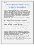 ADVANCED PHARMACOLOGY NSG 533 LATEST  EXAM 2024 QUESTIONS AND CORRECT ANSWERS  &lpar;VERIFIED ANSWERS&rpar; &vert;GRADED A&plus;