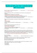 2025 BIO 251 Exam 2 New Latest Version Best Studying  Material with All Questions from Actual Past Exam and  100&percnt; Correct Answers