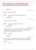 BIOL 101&sol;BIOL101 UPDATED 2024&sol;2025  QUIZ&vert;COMPLETE Q&A GUARANTEED A&plus; 