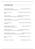 civil law test Actual  Exam Questions And Well Elaborated Answers&period;