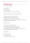IFSTA test review Questions with accurate answers