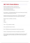IMC 104 B&period; Steele Midterm Questions and answers