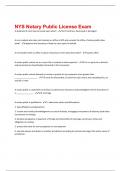  NYS Notary Public License Exam questions with answers