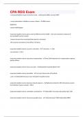 CPA REG Exam and answers