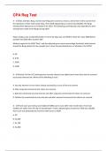 CPA REGULATIONS QUESTIONS WITH ACCURATE&comma;VERIFIED AND GRADED A&plus; WITH GOOD PACKAGE DEALS AND BUNDLES
