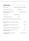 SNAP lecture  Assessment Questions With Correct Detailed Answers&period;