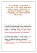 3CX ACADEMY ADVANCED CERTIFICATION EXAM 2024 -2025 ACTUAL EXAM COMPLETE 150 QUESTIONS WITH DETAILED VERIFIED ANSWERS &sol; ALREADY GRADED A&plus;